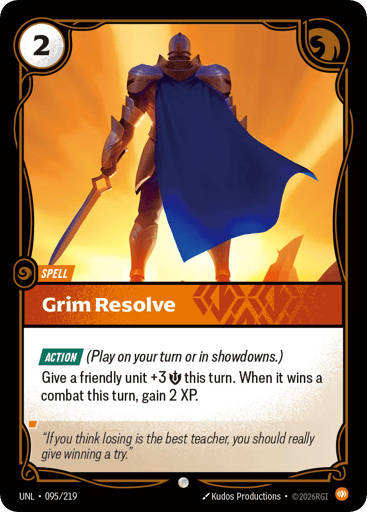 Grim Resolve - UNL-095