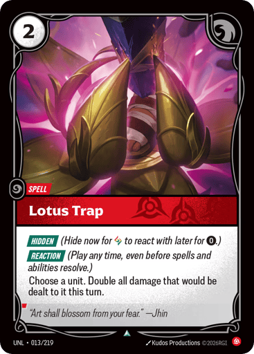 Lotus Trap - UNL-013