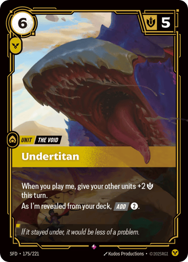 Undertitan - SFD-175
