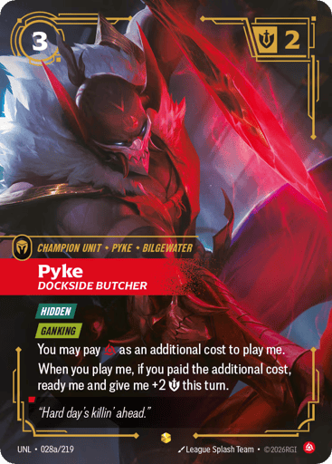 Pyke - Dockside Butcher - UNL-28A Alternate Art