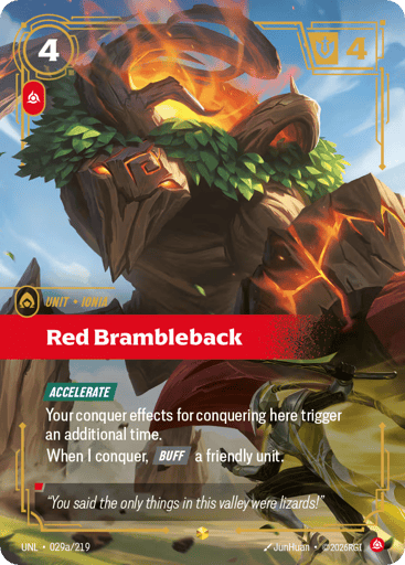 Red Brambleback - UNL-29A Alternate Art