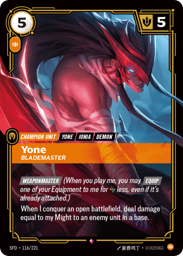 Yone - Blademaster - SFD-116