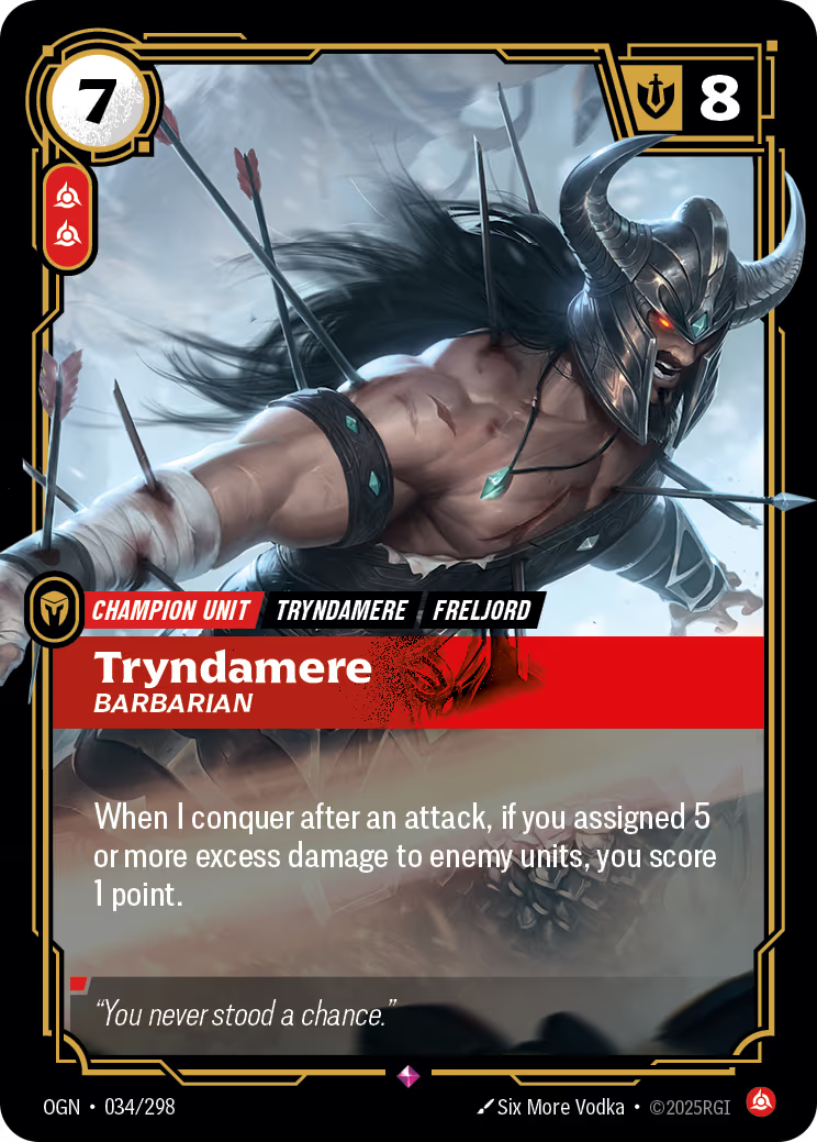 Tryndamere - Barbarian - OGN-034