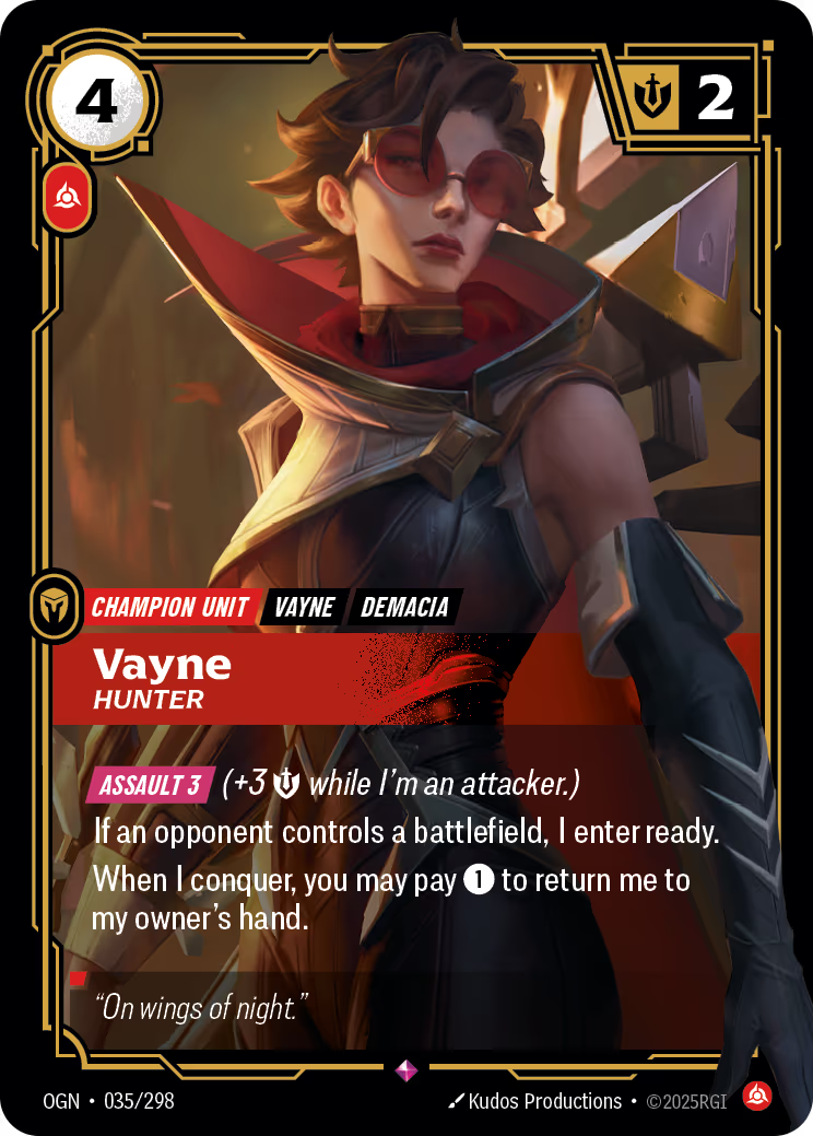 Vayne - Hunter - OGN-035