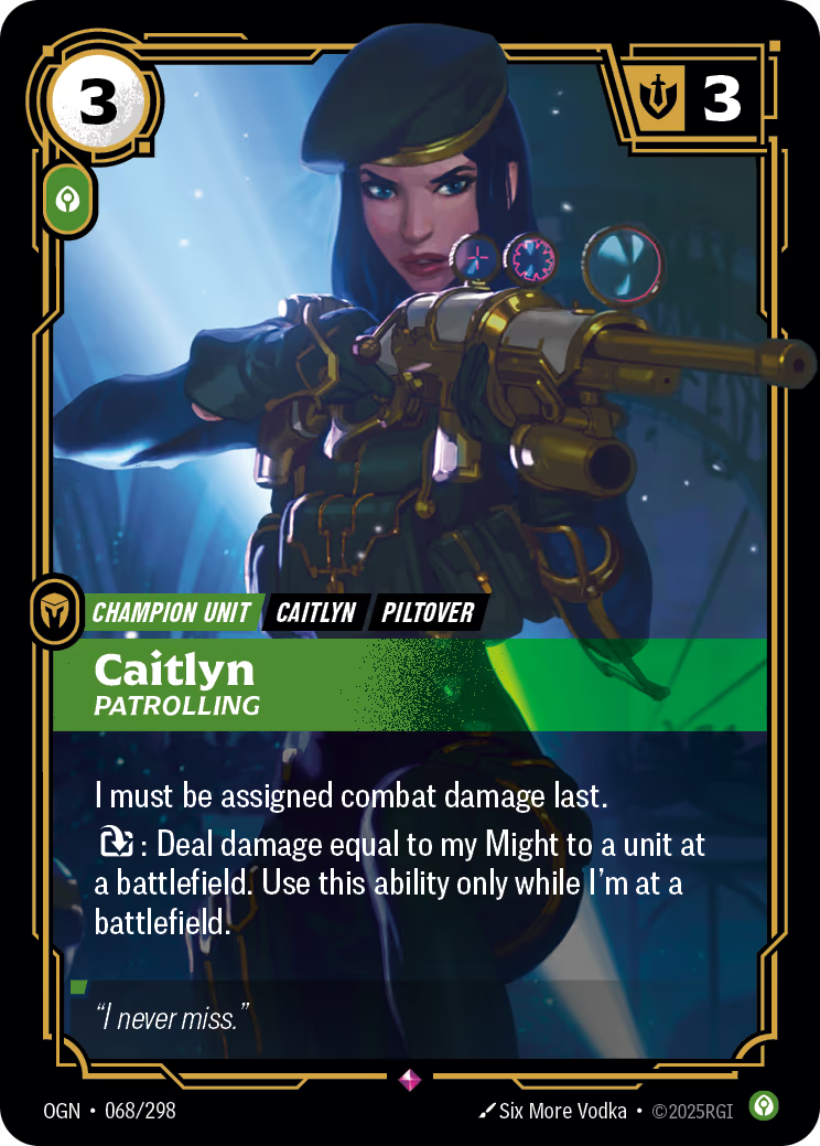 Caitlyn - Patrolling - OGN-068