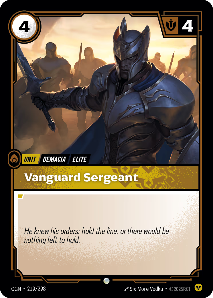 Vanguard Sergeant - OGN-219