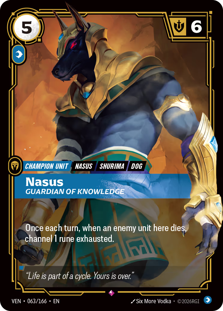 Nasus - Guardian of Knowledge - VEN-063