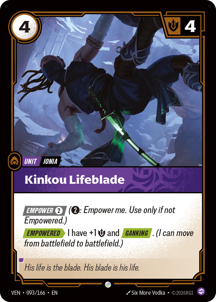 Kinkou Lifeblade - VEN-093