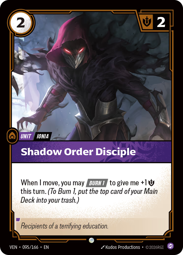 Shadow Order Disciple - VEN-095