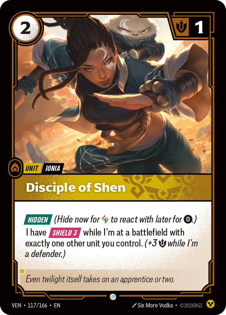 Disciple of Shen - VEN-117