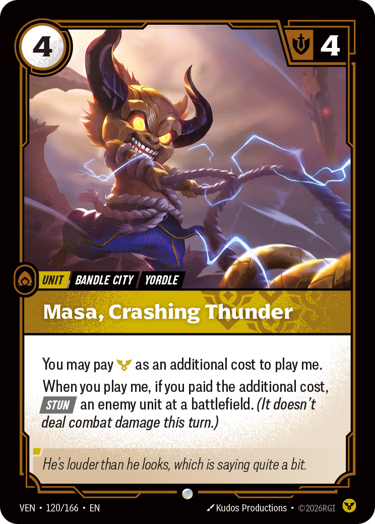 Masa - Crashing Thunder - VEN-120