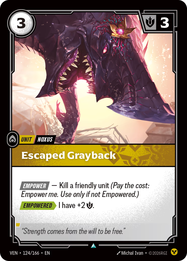 Escaped Grayback - VEN-124