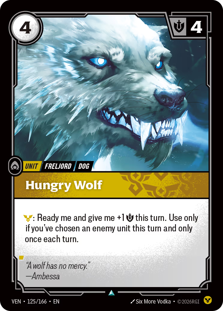 Hungry Wolf - VEN-125