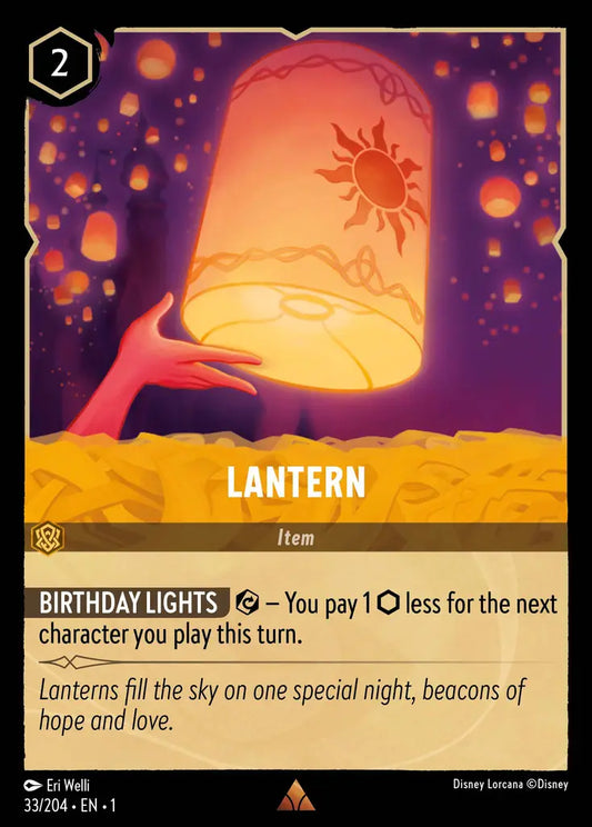 Lantern 33/204 (The First Chapter)