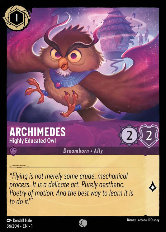 Archimedes - Highly Educated Owl 36/204 (The First Chapter)