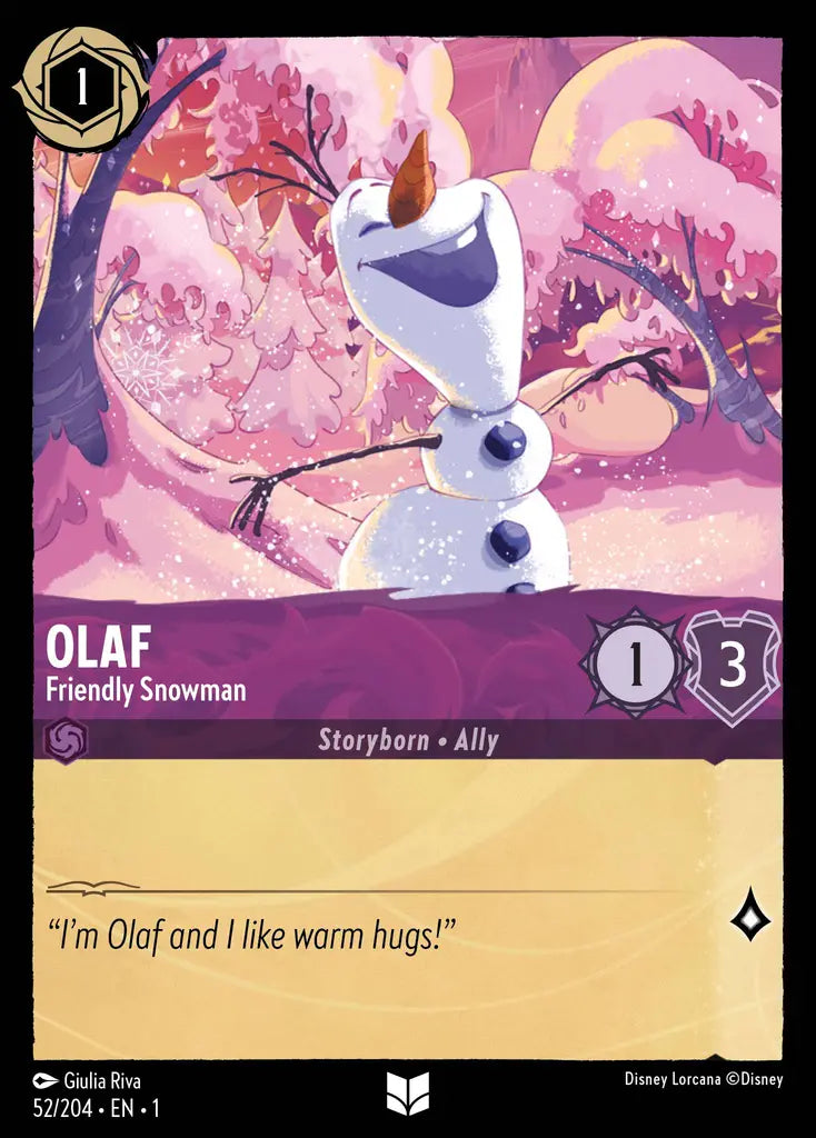 Olaf - Friendly Snowman 52/204 (The First Chapter)