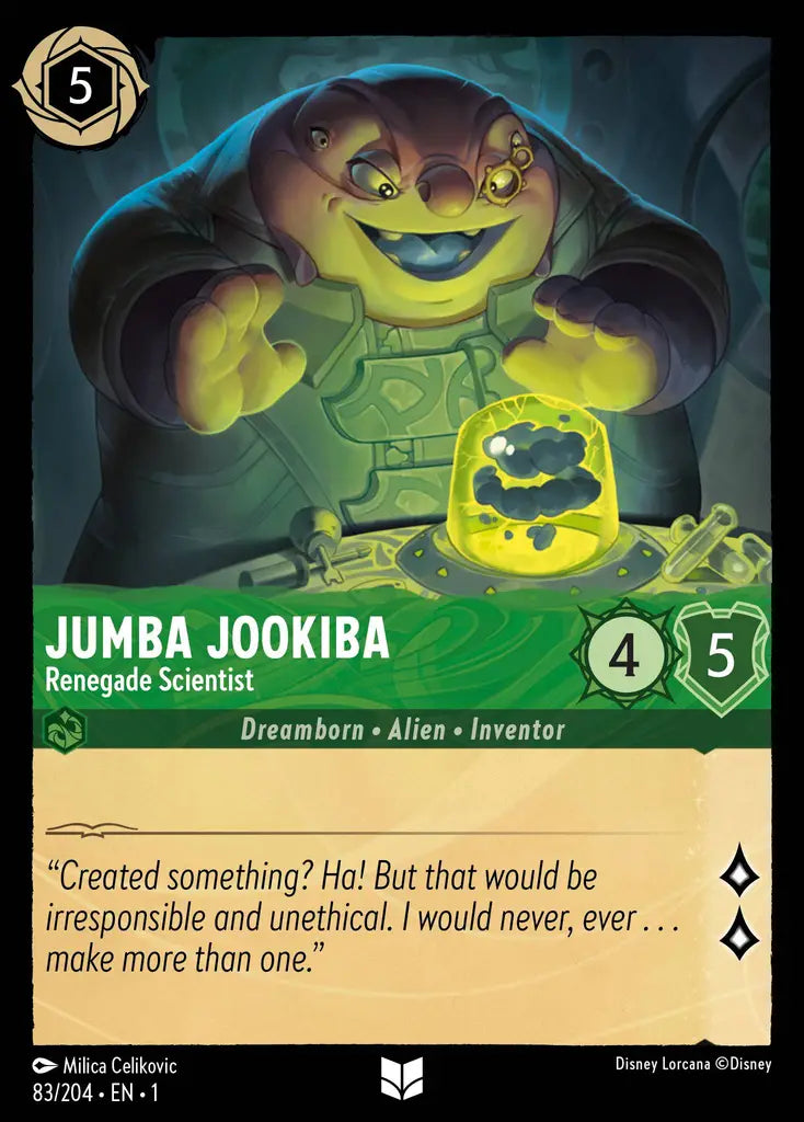 Jumba Jookiba - Renegade Scientist 83/204 (The First Chapter)