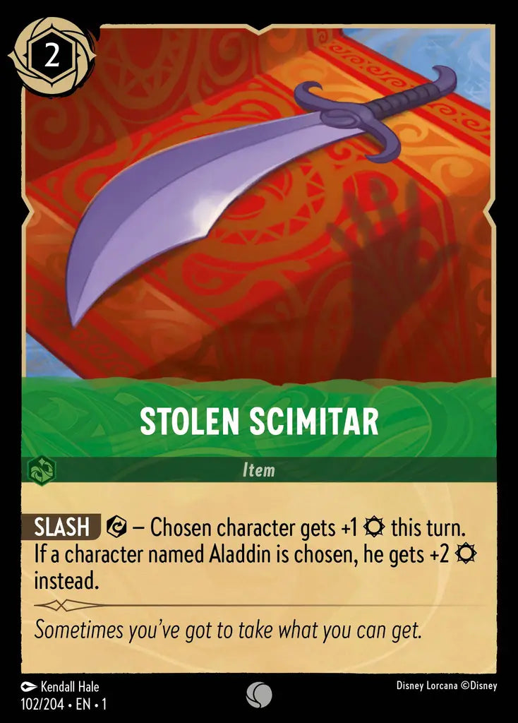 Stolen Scimitar 102/204 (The First Chapter)