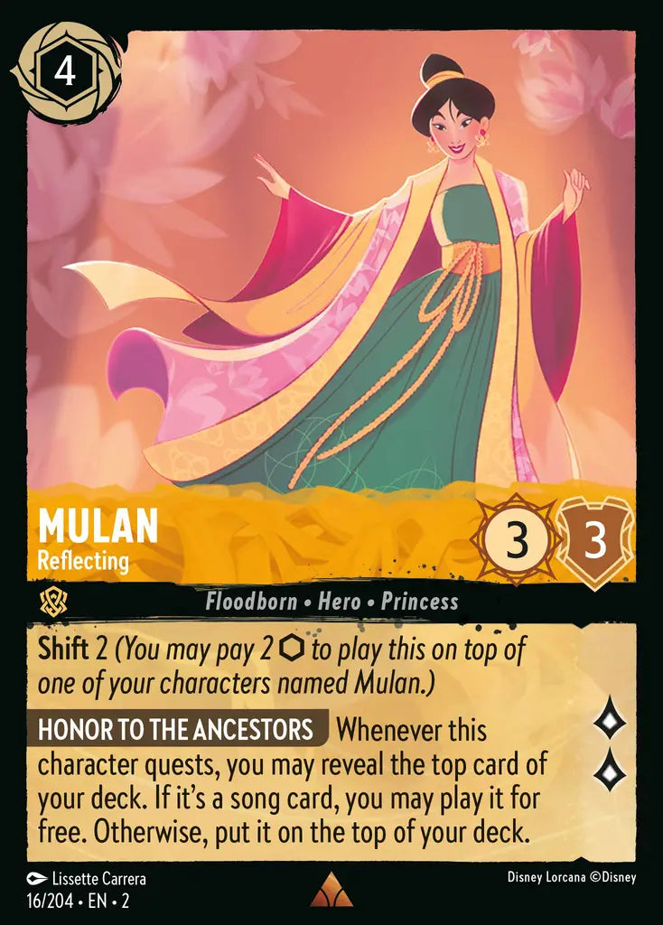 Mulan - Reflecting 16/204 (Rise Of The Floodborn)