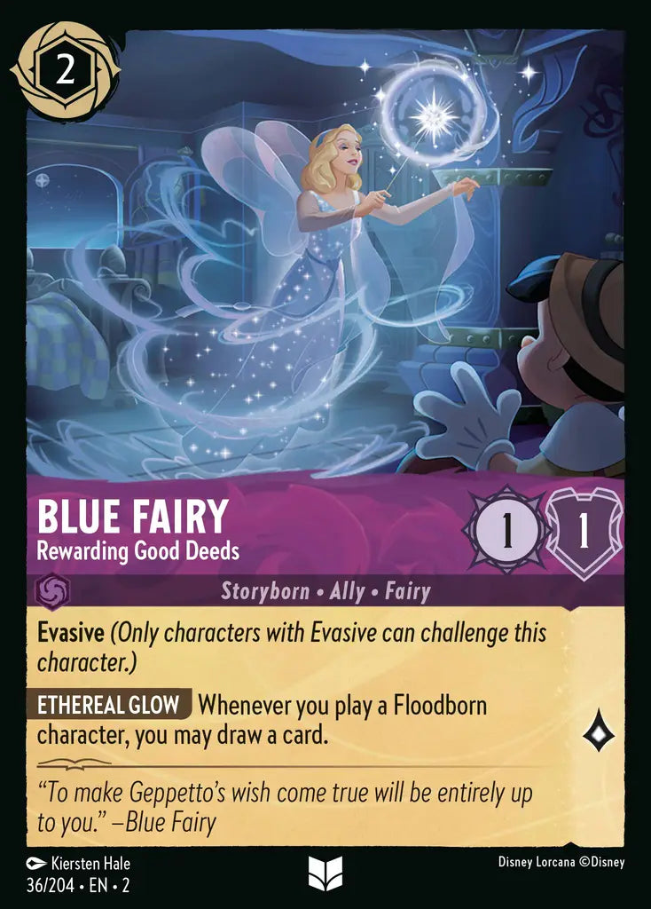 Blue Fairy - Rewarding Good Deeds 36/204 (Rise Of The Floodborn)