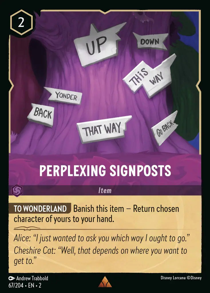 Perplexing Signposts 67/204 (Rise Of The Floodborn)