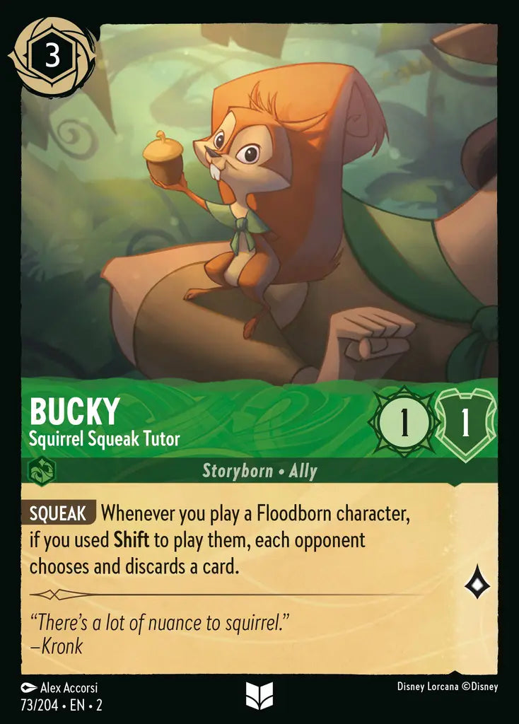 Bucky - Squirrel Squeak Tutor 73/204 (Rise Of The Floodborn)