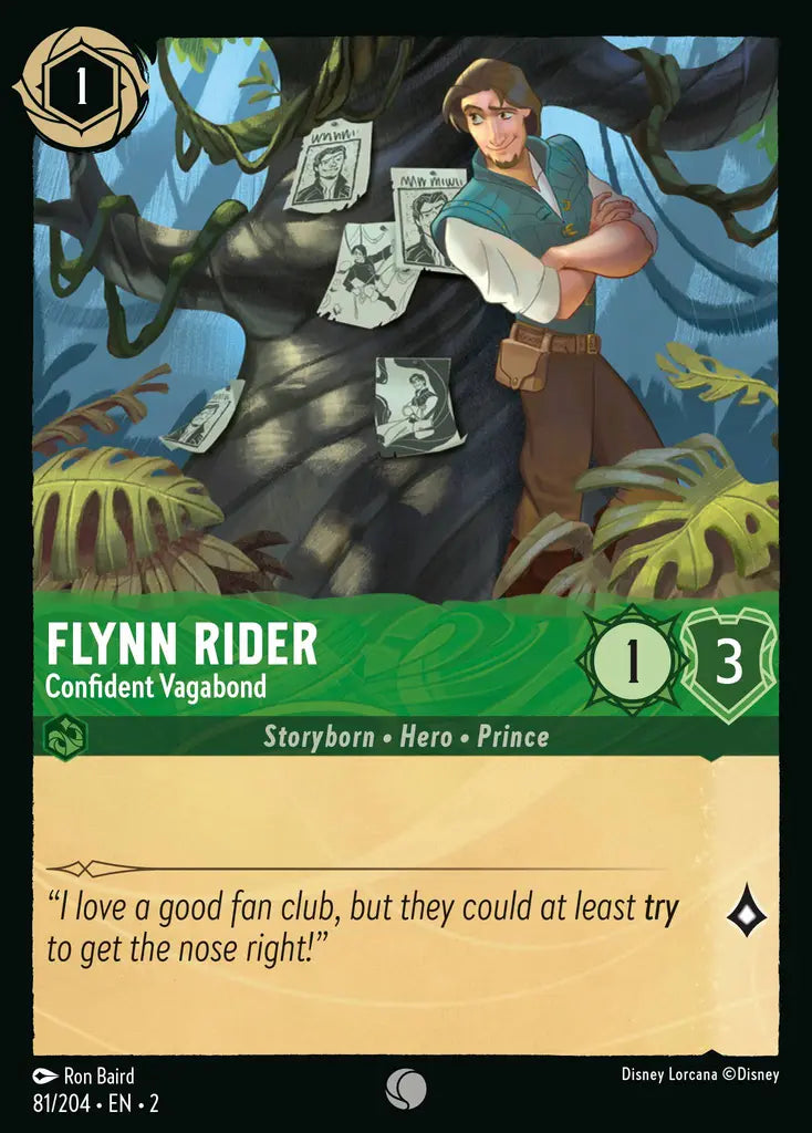 Flynn Rider - Confident Vagabond 81/204 (Rise Of The Floodborn)