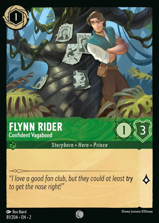 Flynn Rider - Confident Vagabond 81/204 (Rise Of The Floodborn)