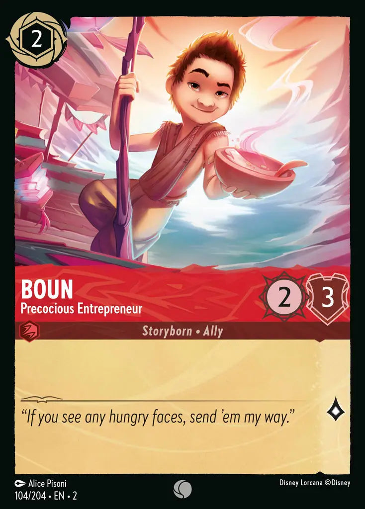 Boun - Precocious Entrepreneur 104/204 (Rise Of The Floodborn)