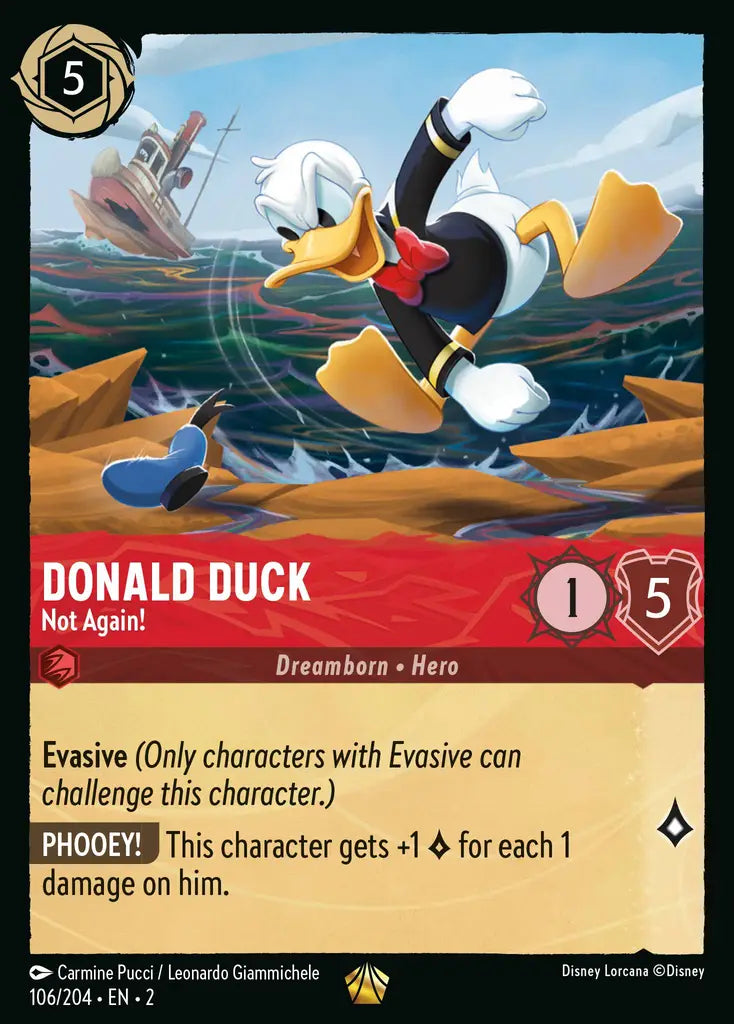 Donald Duck - Not Again! 106/204 (Rise Of The Floodborn)