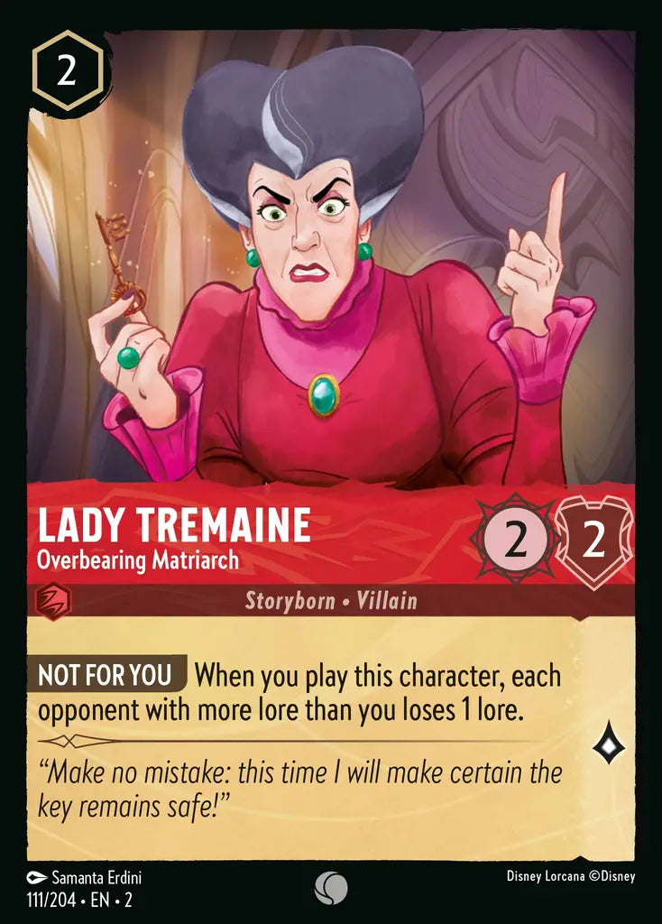 Lady Tremaine - Overbearing Matriarch 111/204 (Rise Of The Floodborn)