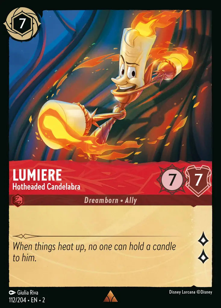 Lumiere - Hotheaded Candelabra 112/204 (Rise Of The Floodborn)