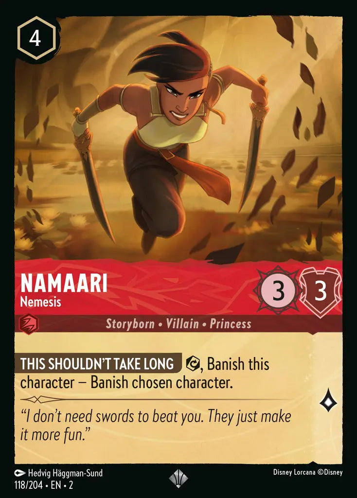 Namaari - Nemesis 118/204 (Rise Of The Floodborn)