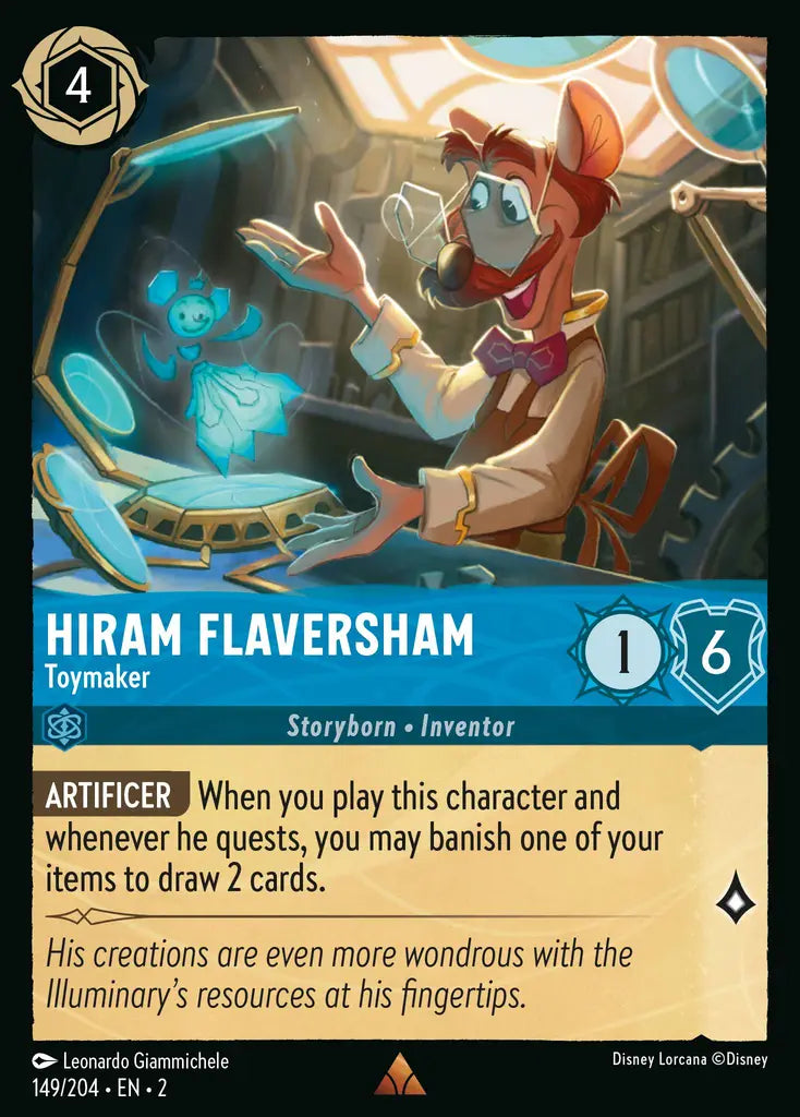 Hiram Flaversham - Toymaker 149/204 (Rise Of The Floodborn)