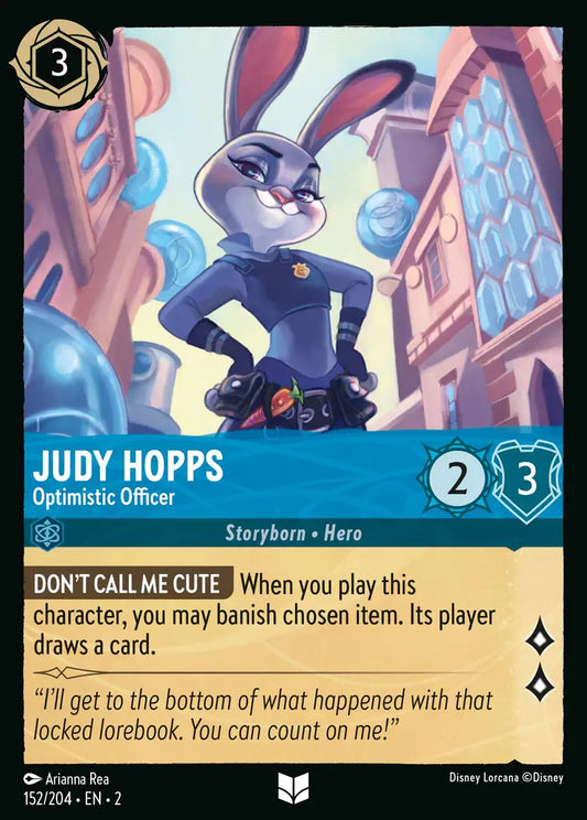 Judy Hopps - Optimistic Officer 152/204 (Rise Of The Floodborn)