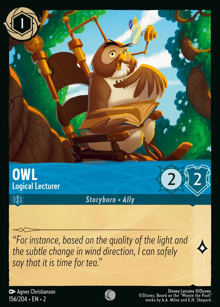 Owl - Logical Lecturer 156/204 (Rise Of The Floodborn)