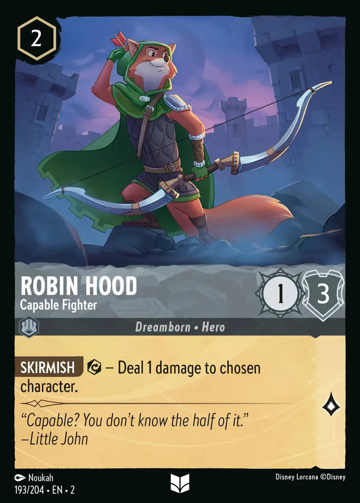 Robin Hood - Capable Fighter 193/204 (Rise Of The Floodborn)