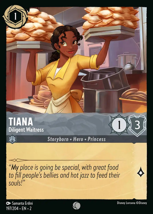 Tiana - Diligent Waitress 197/204 (Rise Of The Floodborn)
