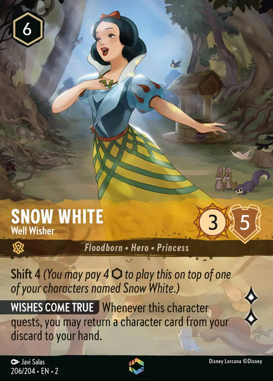 Snow White - Well Wisher 206/204 - Enchanted (Rise Of The Floodborn)