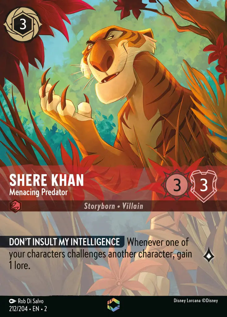Shere Khan - Menacing Predator 212/204 - Enchanted (Rise Of The Floodborn)