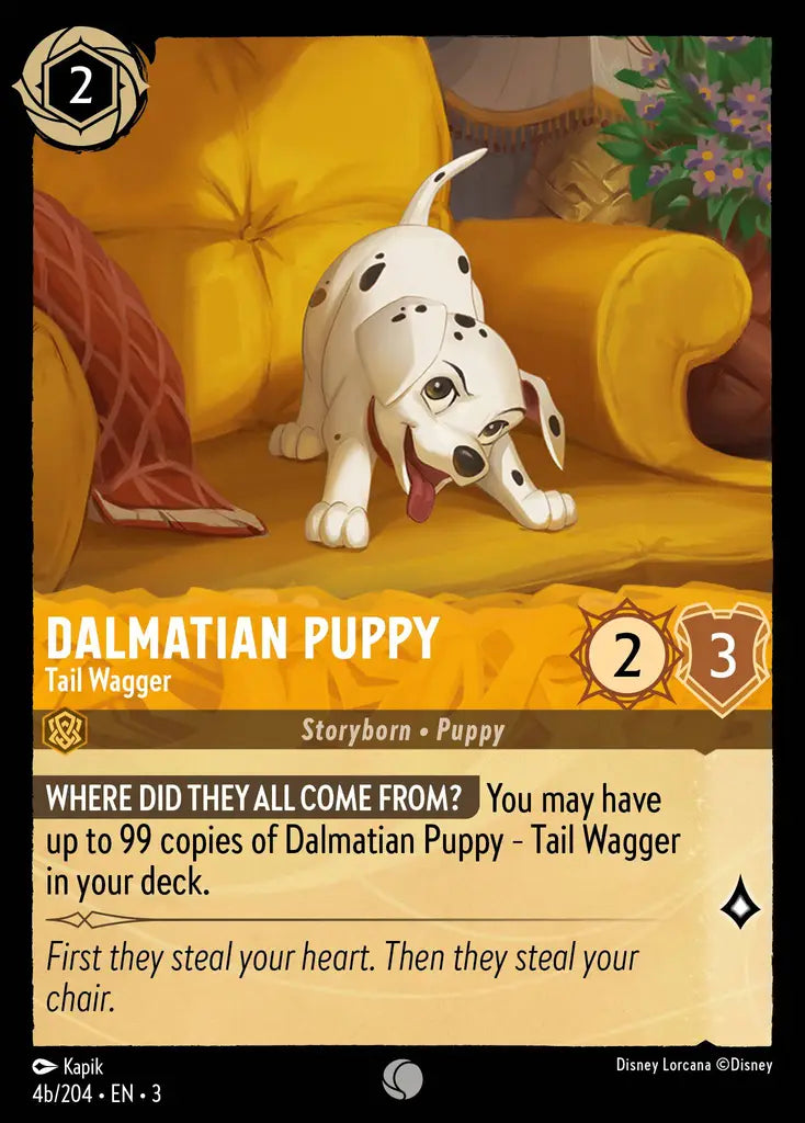 Dalmatian Puppy - Tail Wagger 4b/204 (Into The Inklands)
