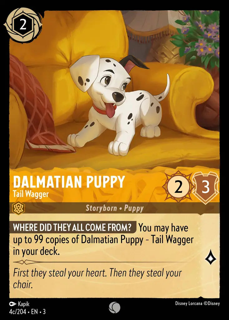 Dalmatian Puppy - Tail Wagger 4c/204 (Into The Inklands)