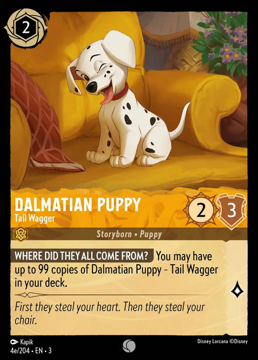 Dalmatian Puppy - Tail Wagger 4e/204 (Into The Inklands)