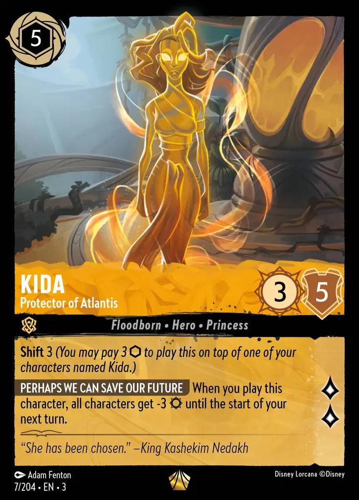 Kida - Protector of Atlantis 7/204 (Into The Inklands)