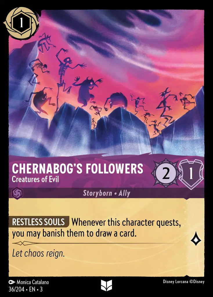 Chernabog's Followers - Creatures of Evil 36/204 (Into The Inklands)