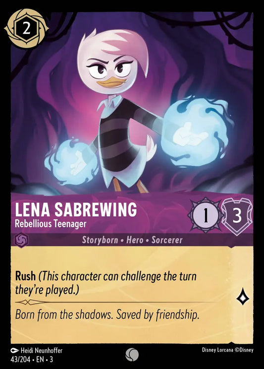 Lena Sabrewing - Rebellious Teenager 43/204 (Into The Inklands)