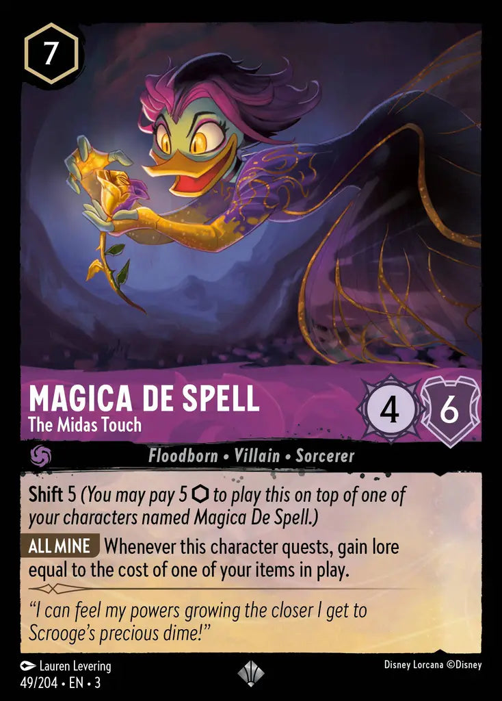 Magica De Spell - The Midas Touch 49/204 (Into The Inklands)