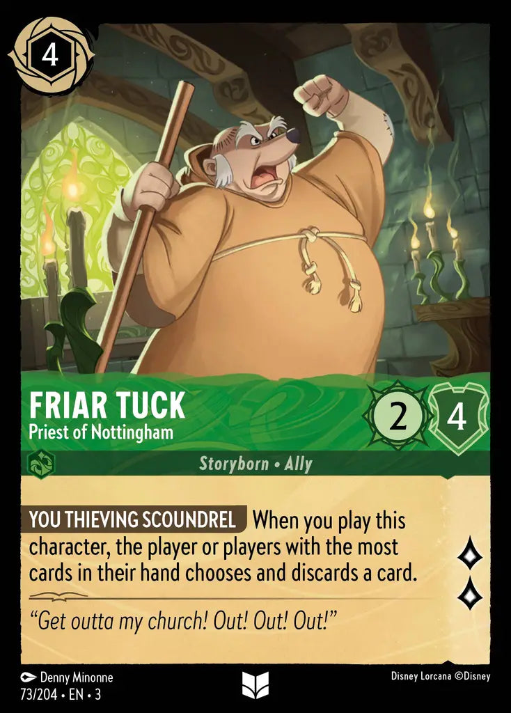 Friar Tuck - Priest Of Nottingham 73/204 (Into The Inklands)