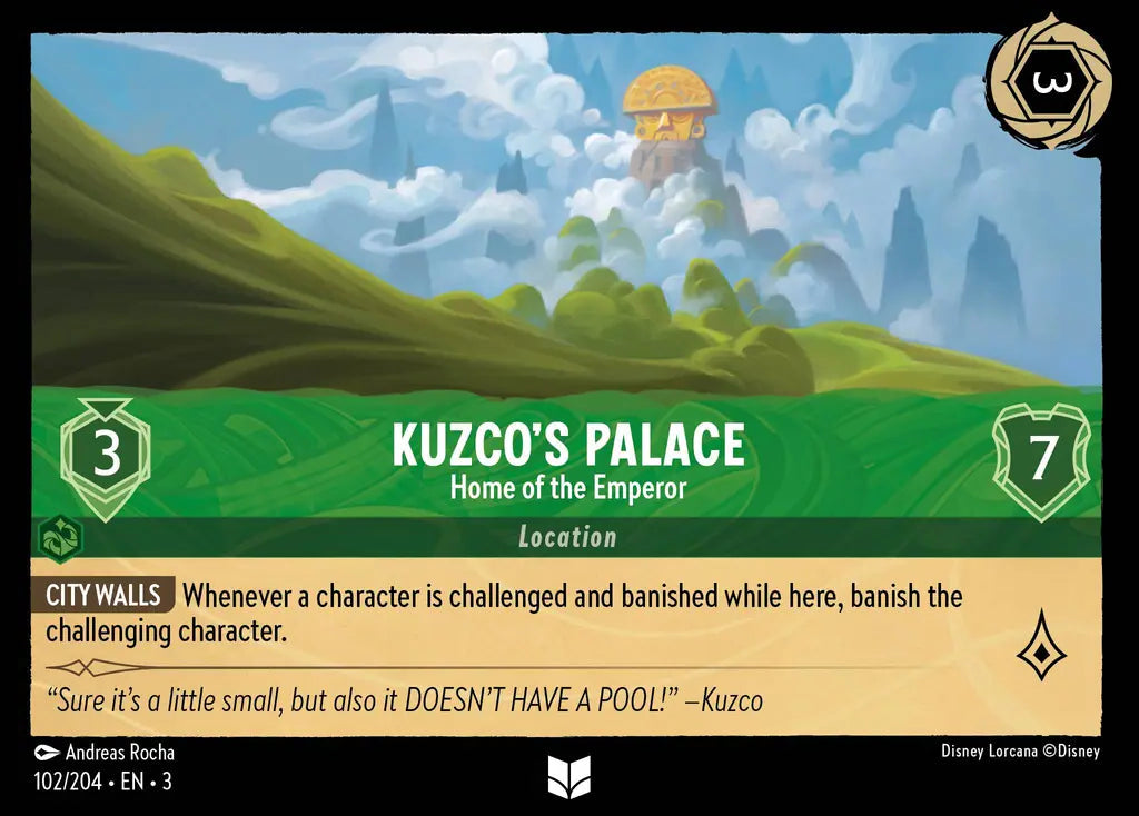 Kuzco's Palace - Home of the Emperor 102/204 (Into The Inklands)