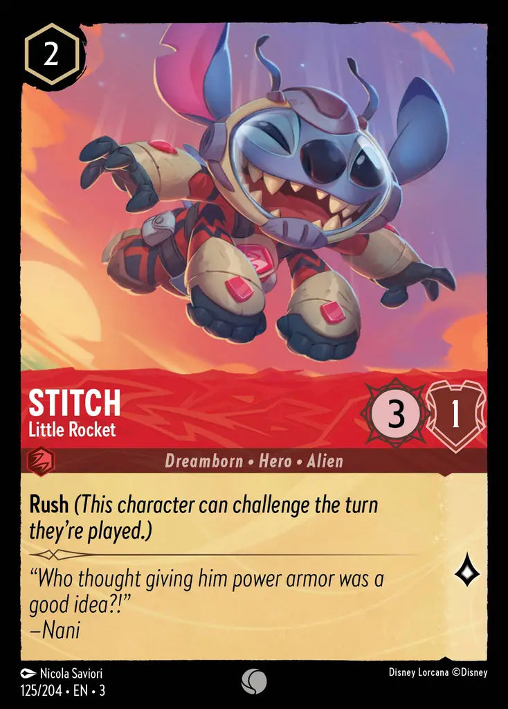 Stitch - Little Rocket 125/204 (Into The Inklands)